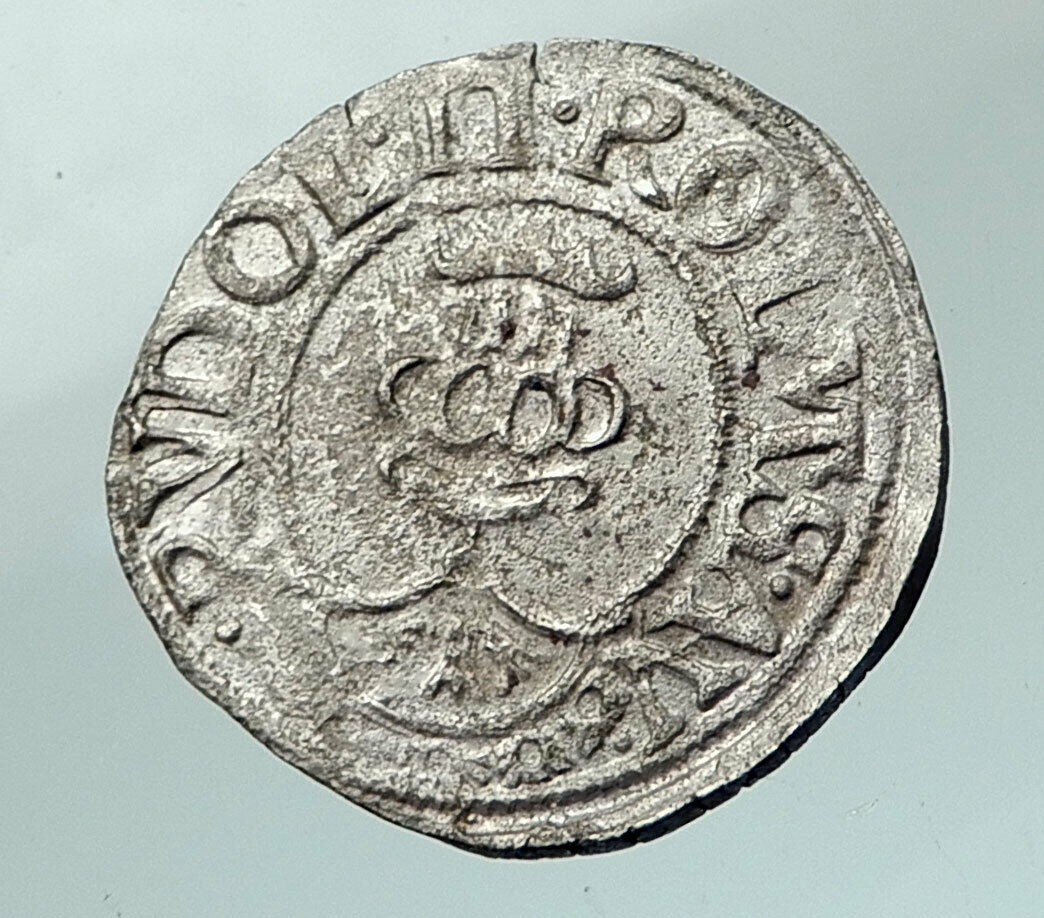 1586 Germany GERMAN STATES COLOGNE KOLN Rudolph II Genuine Silver 8H Coin i80362