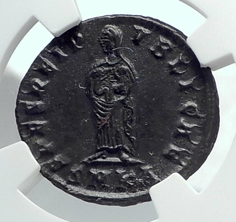 FAUSTA Wife CONSTANTINE I the GREAT 324AD Genuine Ancient Roman Coin NGC i81614