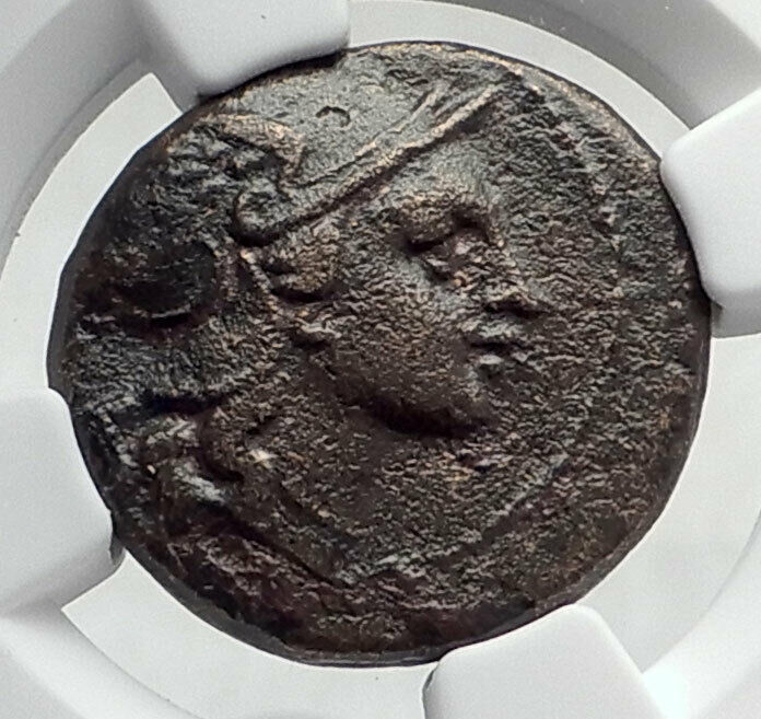 PELLA in Macedonia 148BC RARE R1 Authentic Ancient Greek Coin ROMA NGC i80385