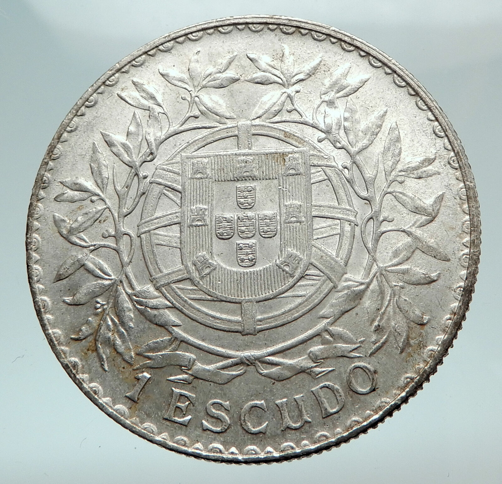 1915 PORTUGAL with Liberty Antique BIG Genuine Silver PORTUGUESE Coin i80175