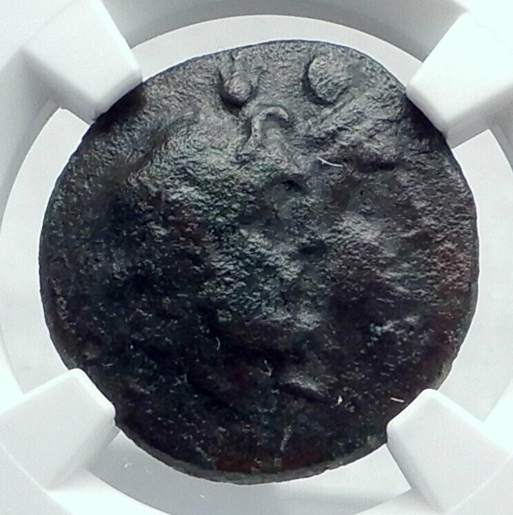 PERINTHOS in THRACE Authentic Ancient 217BC Greek Coin SERAPIS ISIS NGC i81322