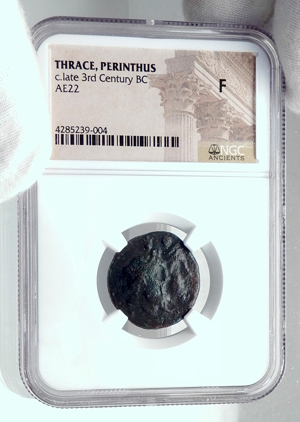 PERINTHOS in THRACE Authentic Ancient 217BC Greek Coin SERAPIS ISIS NGC i81322