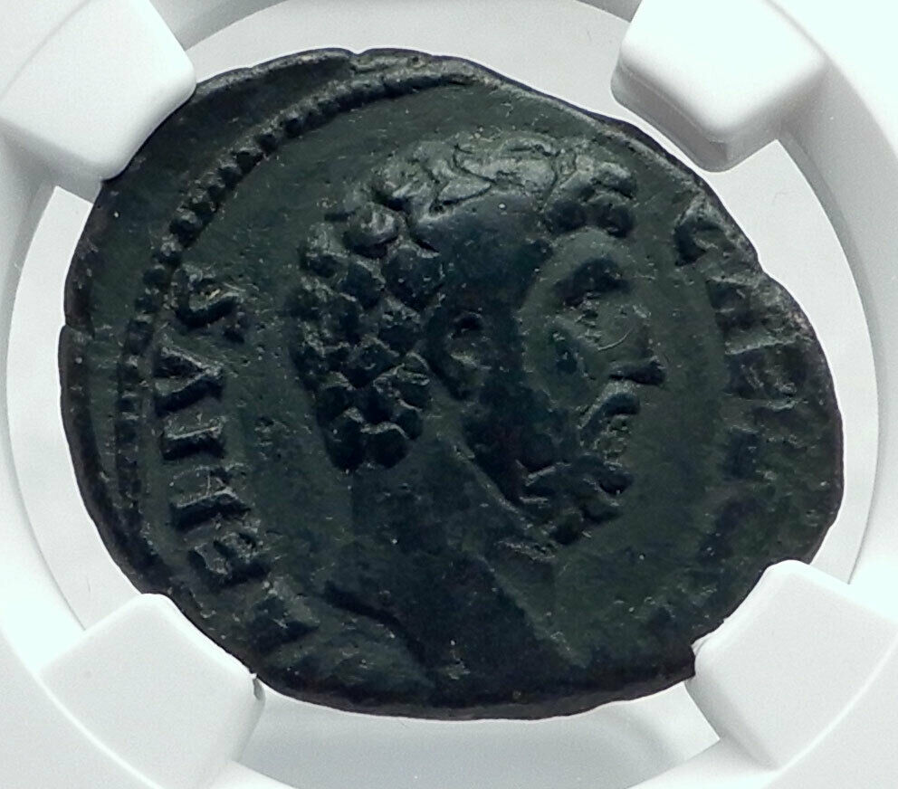 AELIUS Roman Caesar under HADRIAN Authentic Ancient 137AD Coin SPES NGC i81450