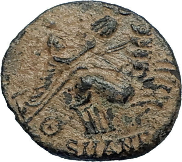 CONSTANTINE I the Great CHARIOT to GOD HAND in HEAVEN Ancient Roman Coin i68037