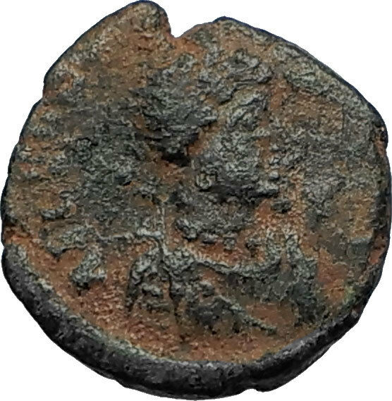 EUDOXIA Arcadius Wife 400AD Authentic Ancient Roman Coin HAND OF GOD i67699