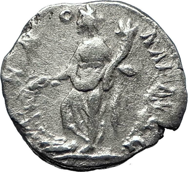 SEPTIMIUS SEVERUS 198AD Rome Silver Authentic Ancient Roman Coin ANNONA i70380