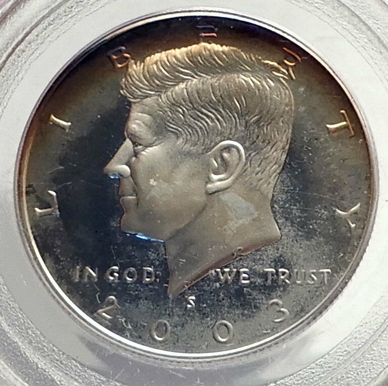 2003 JOHN F KENNEDY Proof Silver Half Dollar US Coin PCGS PR 69 Certified i70578