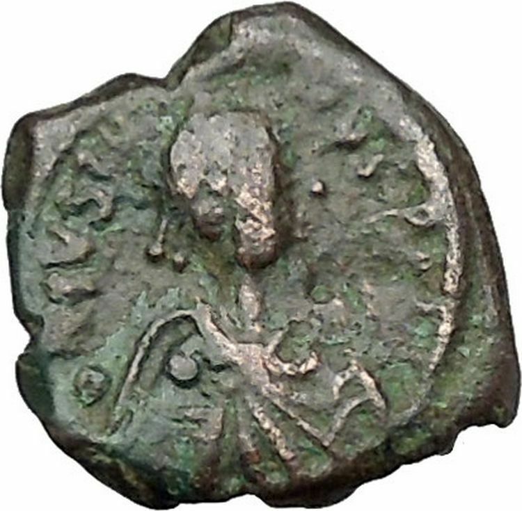 JUSTINIAN I 527AD Decanummium Constantinople Medieval Byzantine Coin i41136