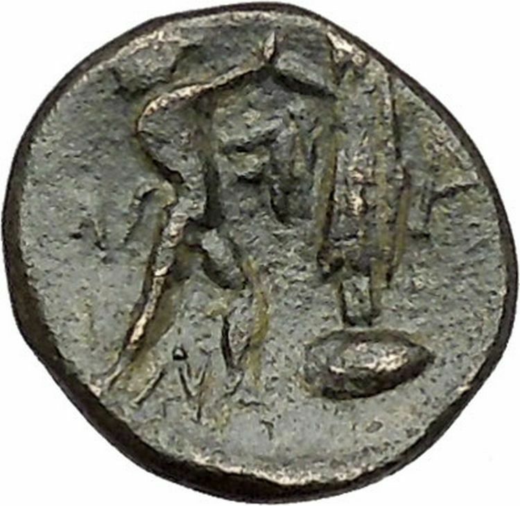 Antigonos II Gonatas Macedonian King Ancient Greek coin Athena PAN Cult i41114