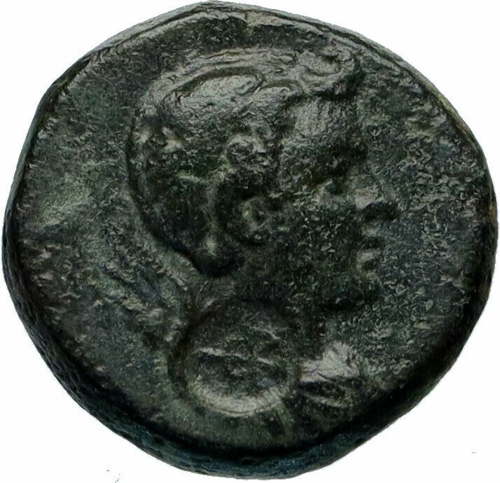 FULVIA wife of MARK ANTONY Very Rare Authentic Ancient Roman Coin i83014