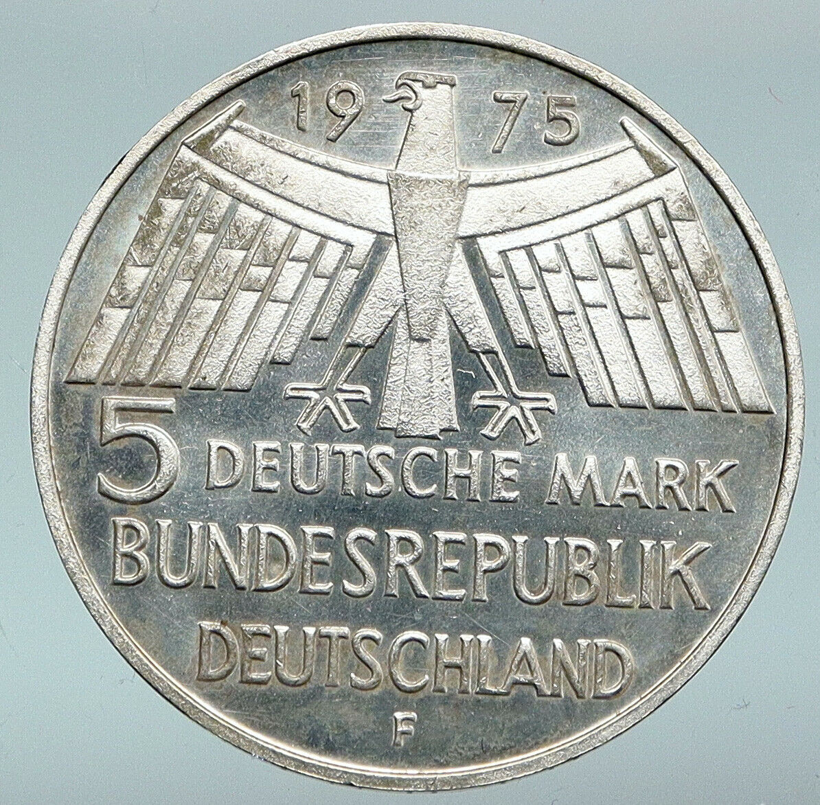 1975F Germany European Historic Monuments Proof Silver 5 Mark German Coin i89795