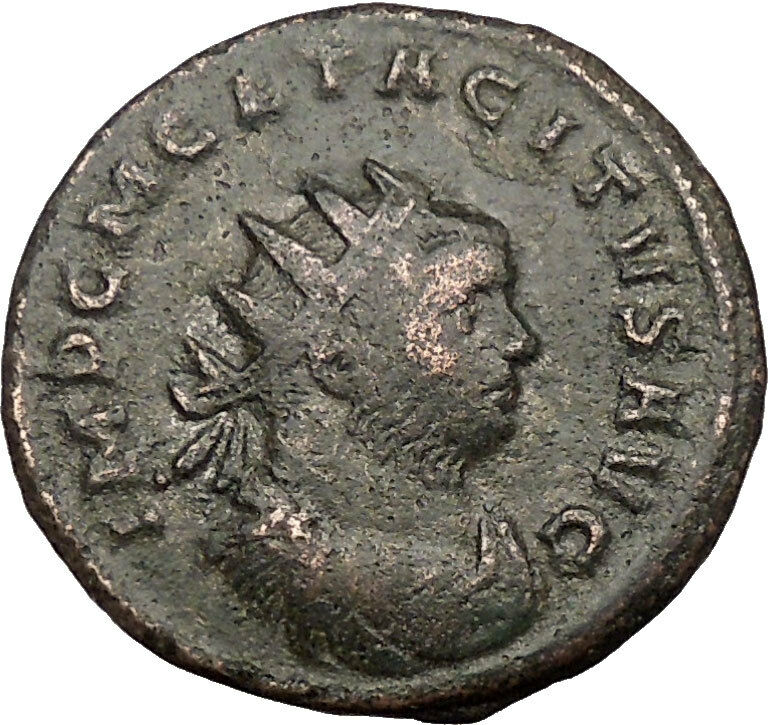 Tacitus 275AD Authentic Ancient Roman Coin Hygiea Salus Health Cult i36498