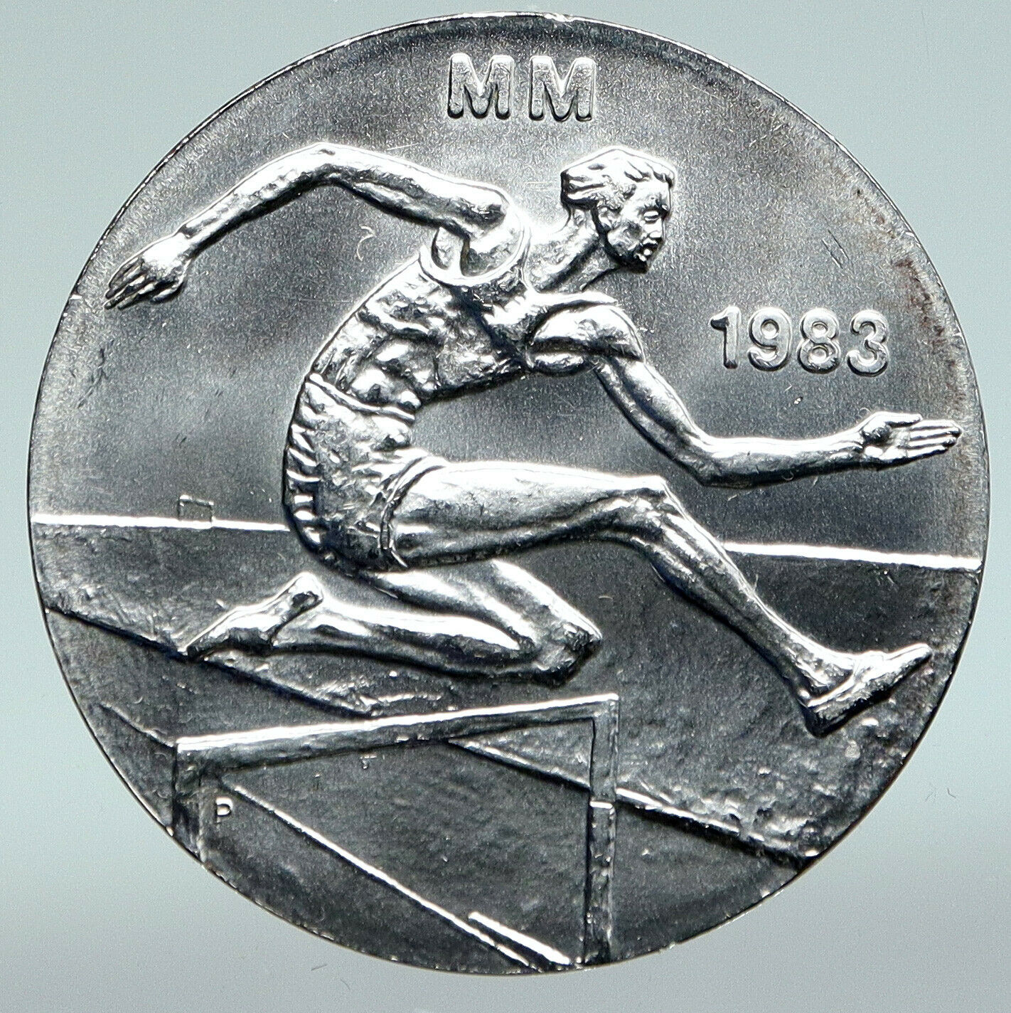 1983 FINLAND World Athletics Championships VINTAGE Silver 50 Markkaa Coin i90987