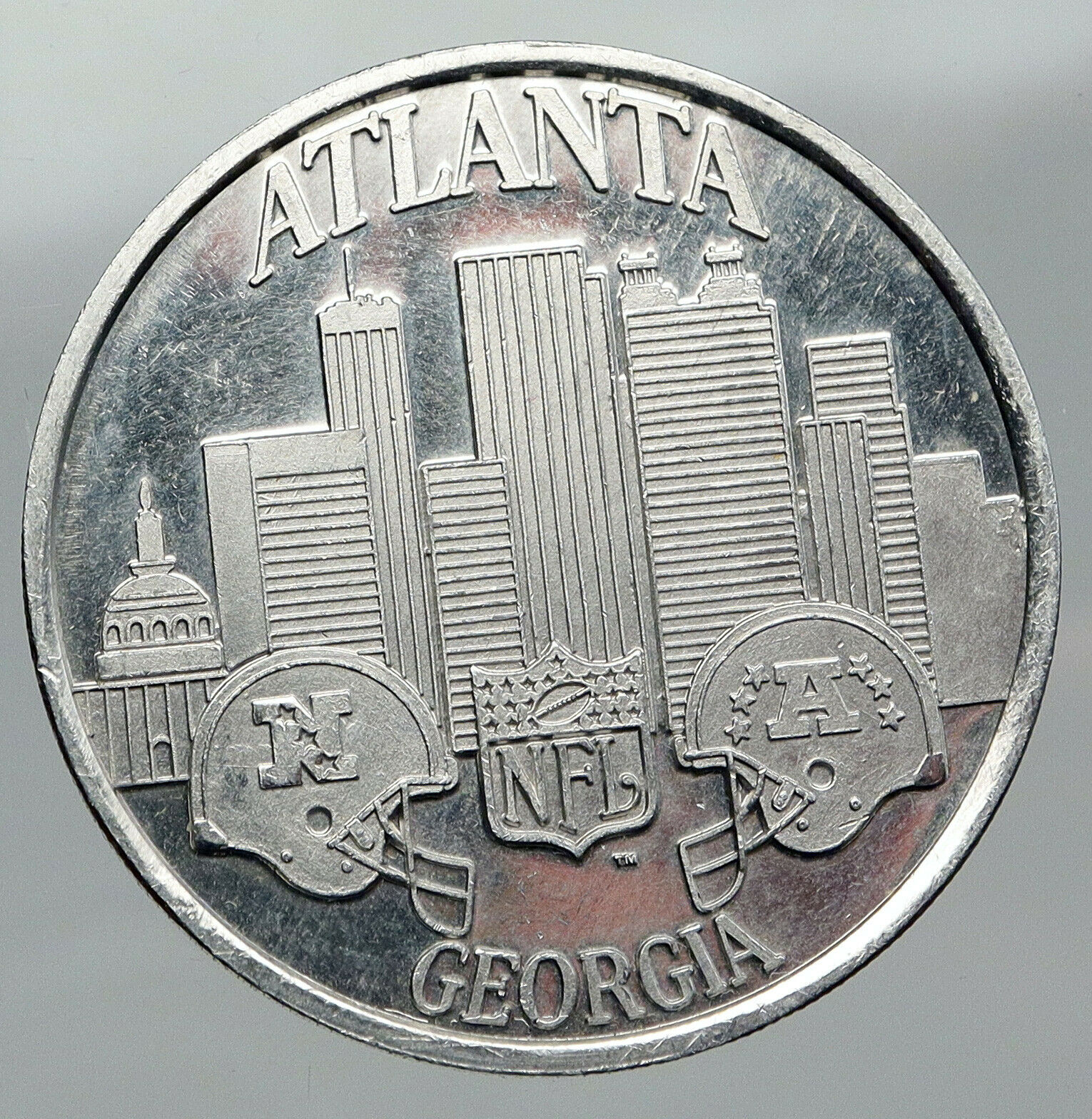 1994 United States Atlanta XXVIIII SUPERBOWL Georgia Dome NFL Old Medal i91815