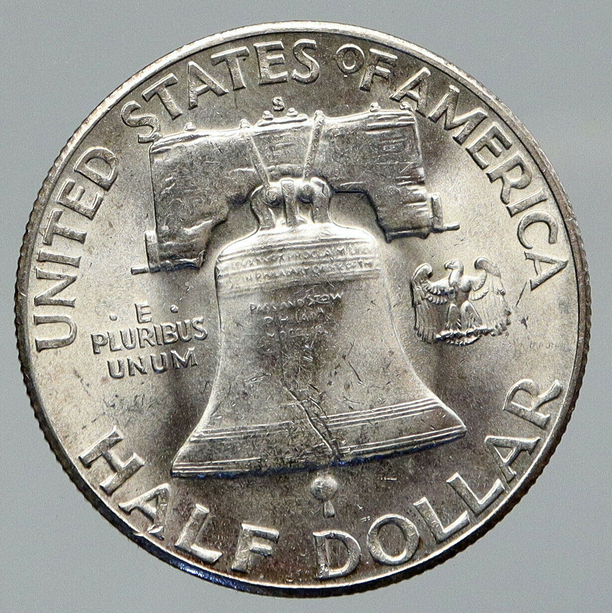 1949 P USA Benjamin Franklin LIBERTY BELL Vintage Silver Half Dollar Coin i91812