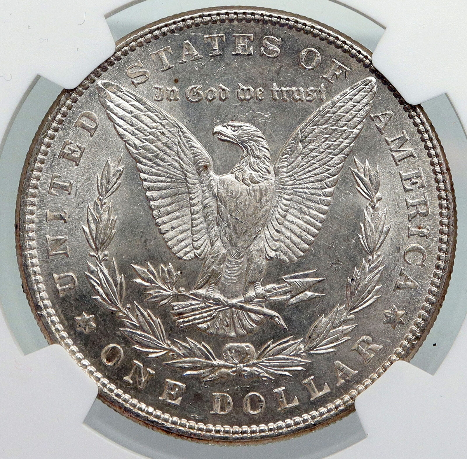 1886 P UNITED STATES of America SILVER Morgan US Dollar Coin EAGLE NGC i87449