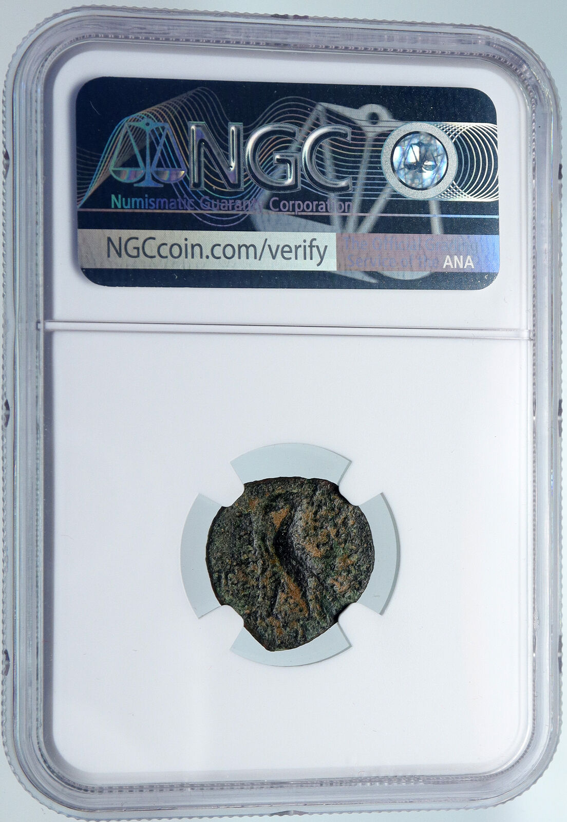 ANTIOCHOS VIII Grypos 121BC Seleukid Greek Old ARTEMIS & APOLLO Coin NGC i89552