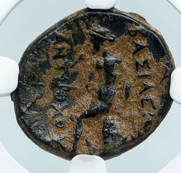 ANTIOCHOS I Soter 281BC Seleukid Authentic Ancient Greek Coin Apollo NGC i89557