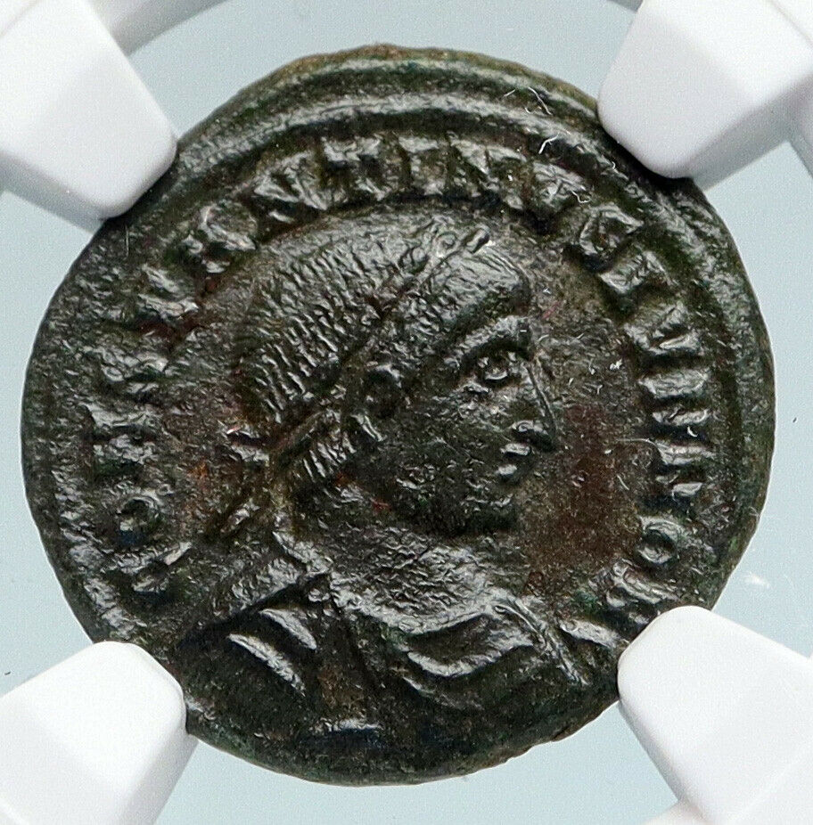 CONSTANTINE II Jr Son of Constantine the Great 321 Ancient Roman Coin NGC i89701