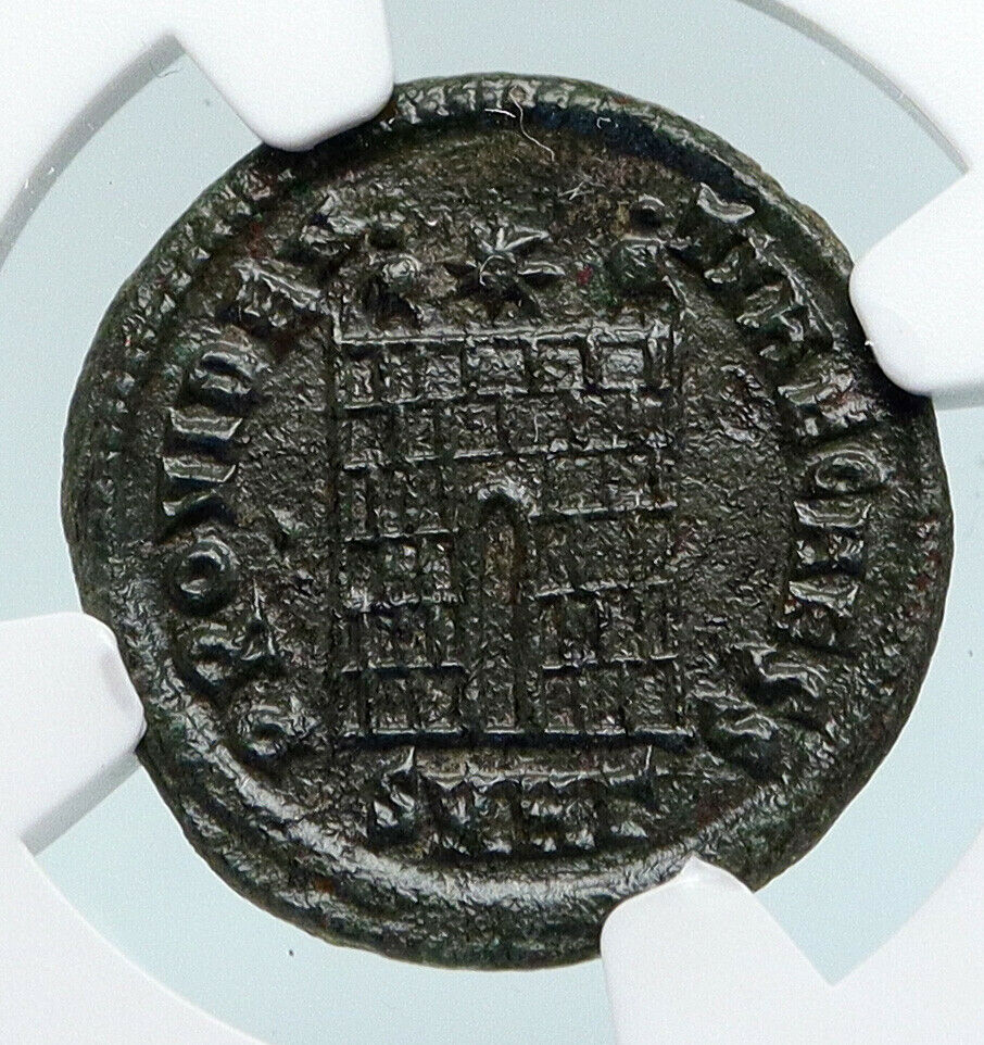 CONSTANTINE II Jr Son of Constantine the Great 321 Ancient Roman Coin NGC i89701