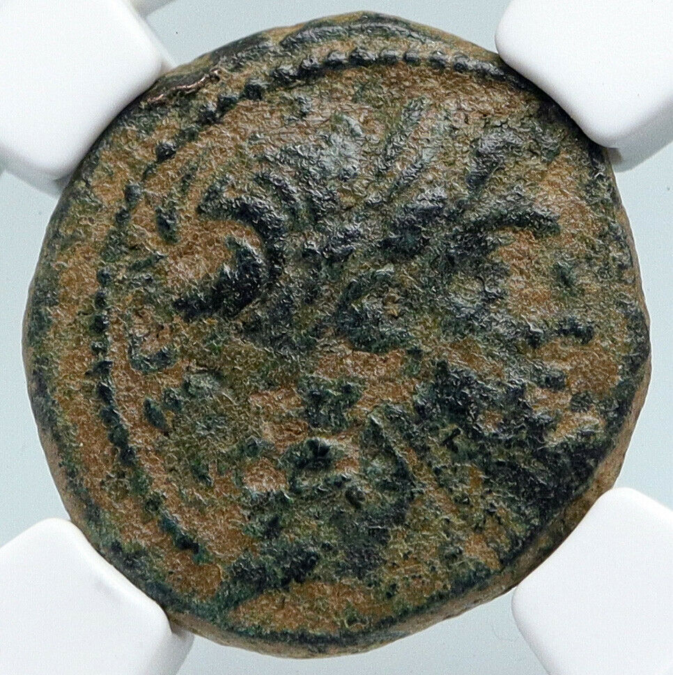 ANTIOCH in SELEUKIS and PIERIA Zeus & Nike Ancient Greek Coin RARE NGC i89559