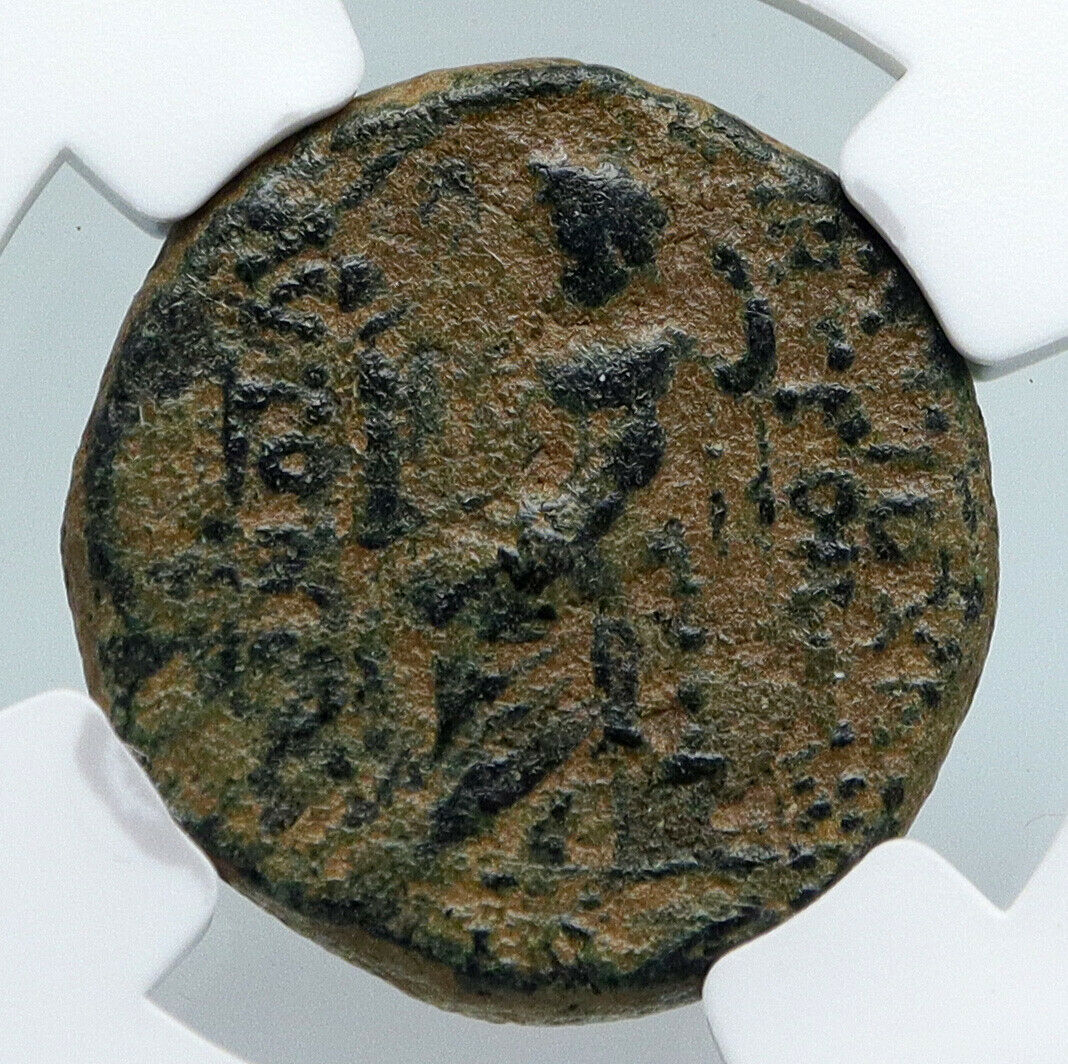 ANTIOCH in SELEUKIS and PIERIA Zeus & Nike Ancient Greek Coin RARE NGC i89559