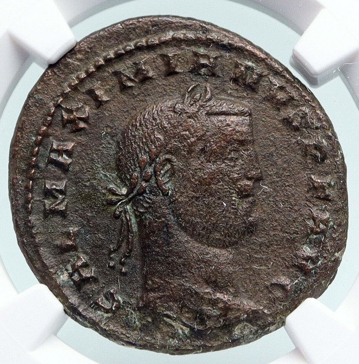 GALERIUS Authentic Ancient 308AD Cyzicus ANTIQUE Roman Coin GENIUS NGC i89693