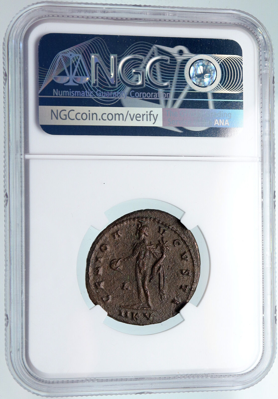 GALERIUS Authentic Ancient 308AD Cyzicus ANTIQUE Roman Coin GENIUS NGC i89693