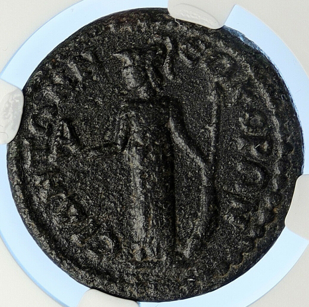 SALONINA wife of GALLIENUS Side in Pamphylia Ancient OLD Roman Coin NGC i106616