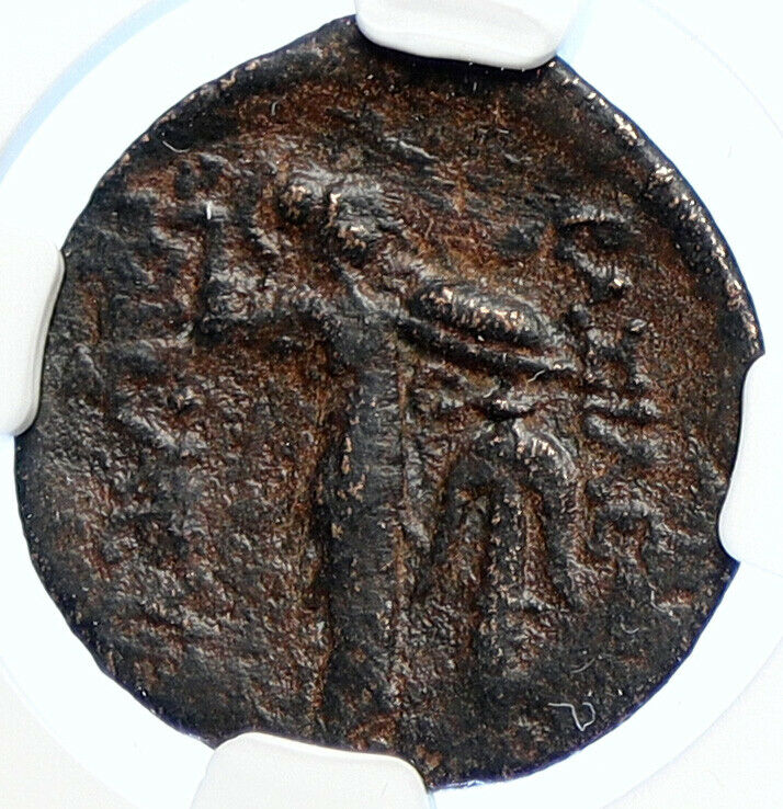 SELEUKOS I Nikator Authentic Ancient SELEUKID Old Greek Coin ATHENA NGC i106666