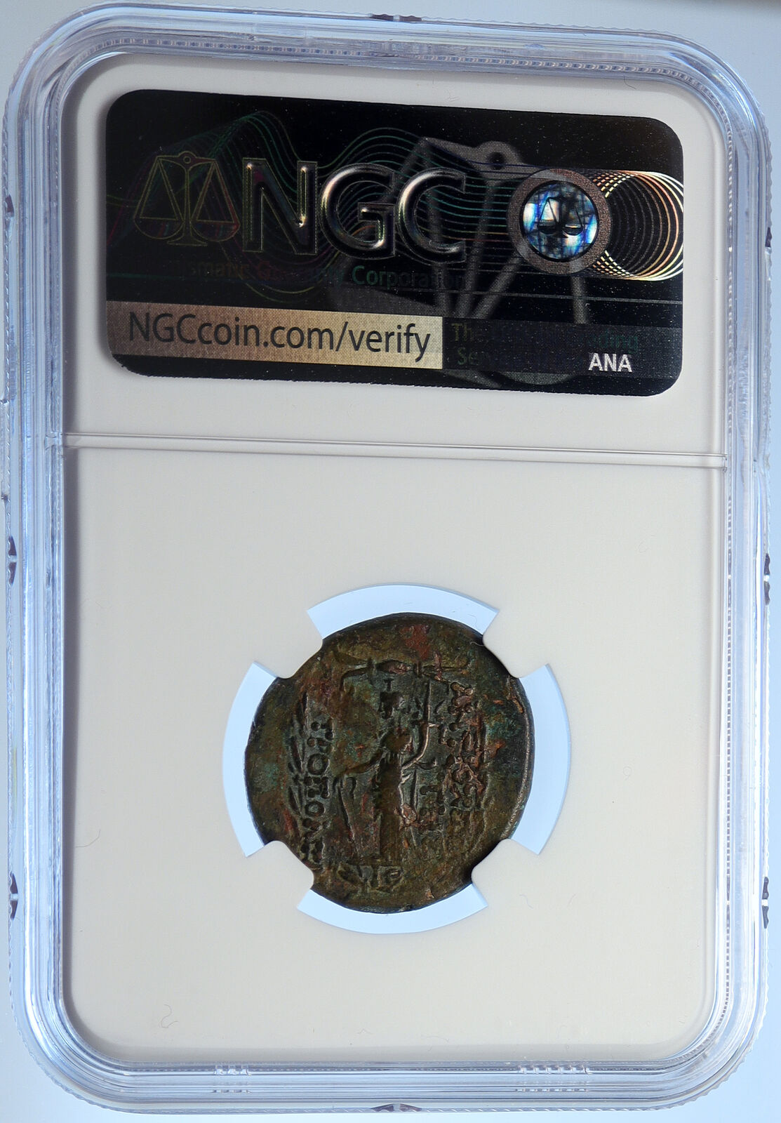 ANTIOCH on the ORONTES Authentic Ancient 48BC Greek Coin NIKE TYCHE NGC i106679