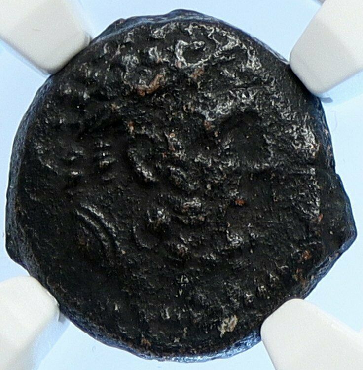 ANTIOCHOS IX KYZIKENOS Ancient OLD Seleukid Greek Coin HERCULES NGC i106674