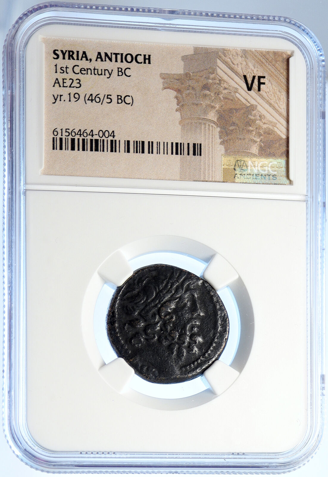 ANTIOCH on ORONTES 48BC Genuine Authentic Ancient Greek Coin ZEUS NGC i106669