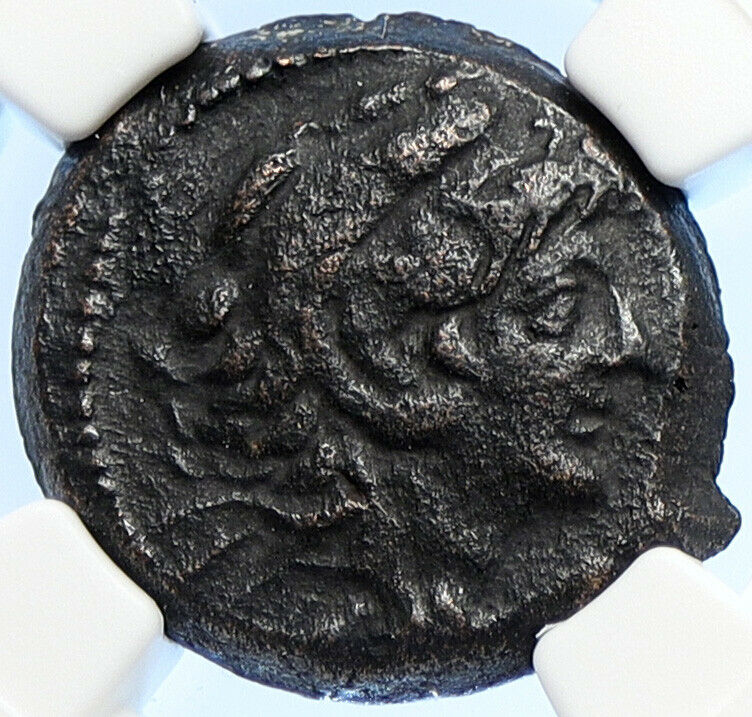 ALEXANDER II ZABINAS Seleukid Authentic Ancient Greek Coin VICTORY NGC i106693