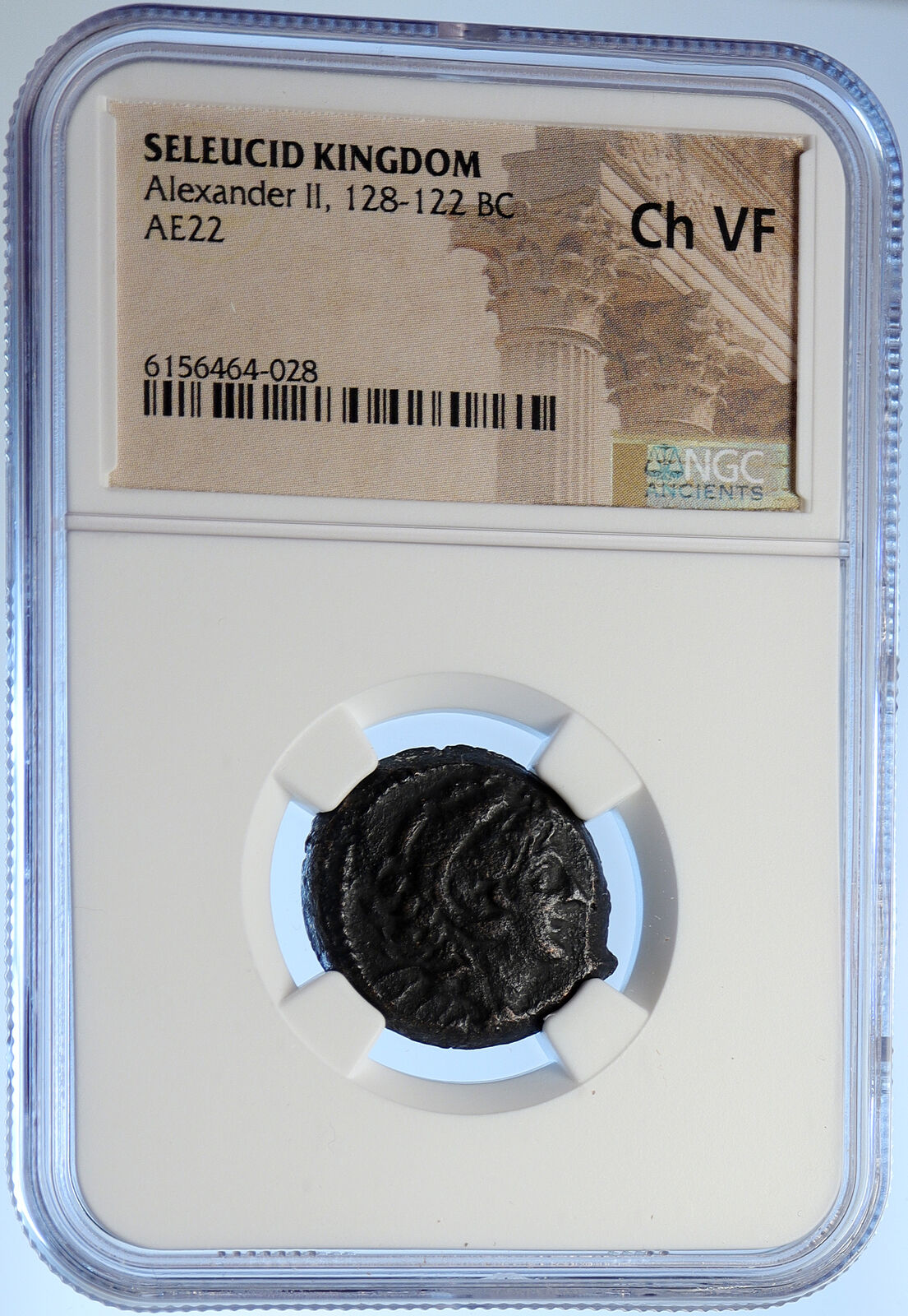 ALEXANDER II ZABINAS Seleukid Authentic Ancient Greek Coin VICTORY NGC i106693