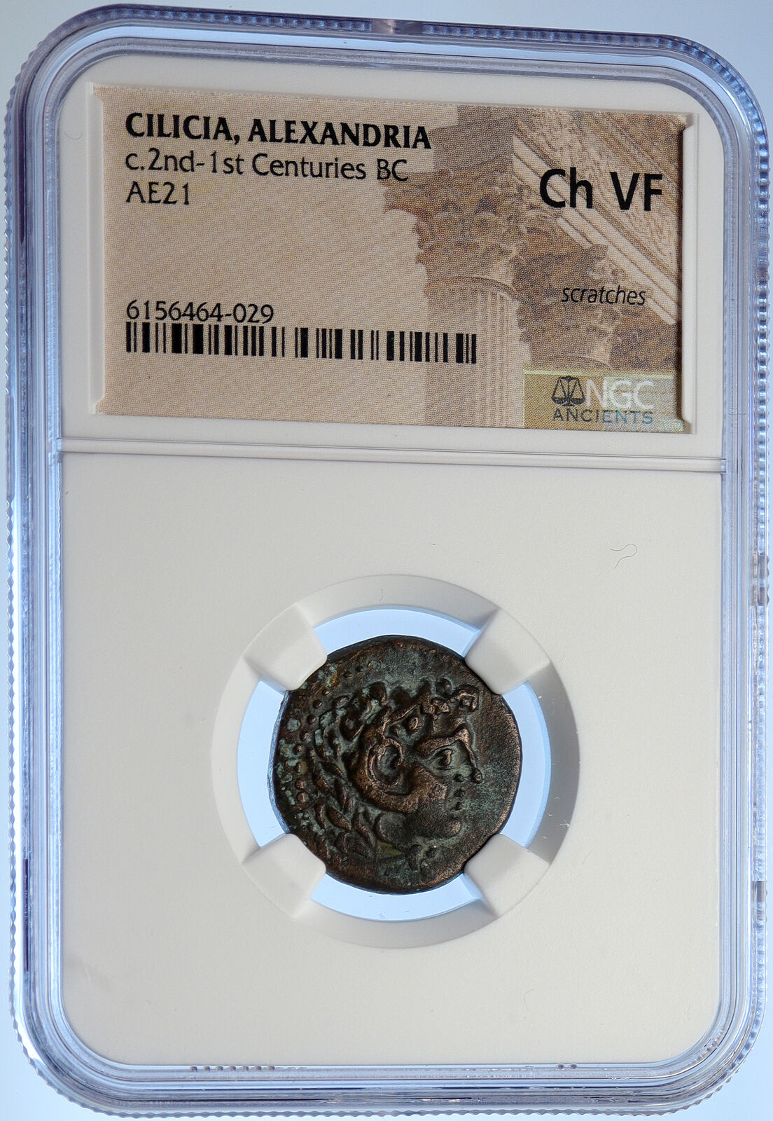 ALEXANDREIA in CILICIA Alexandria Greek Coin HERCULES LION HEAD ZEUS NGC i106694