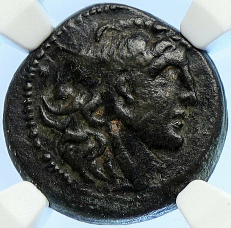 Alexander I Balas Seleucid Kingdom ANTIQUE Ancient Greek Coin APOLLO NGC i106690