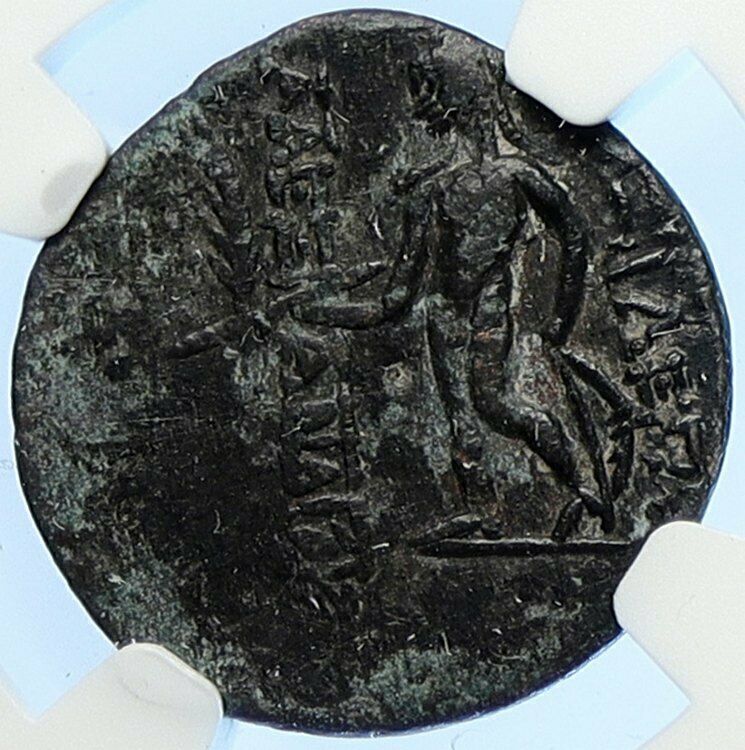 Alexander I Balas Seleucid Kingdom ANTIQUE Ancient Greek Coin APOLLO NGC i106690