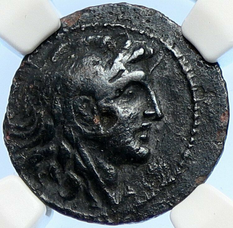 Alexander I Balas Seleucid Kingdom ANTIQUE Ancient Greek Coin APOLLO NGC i106692