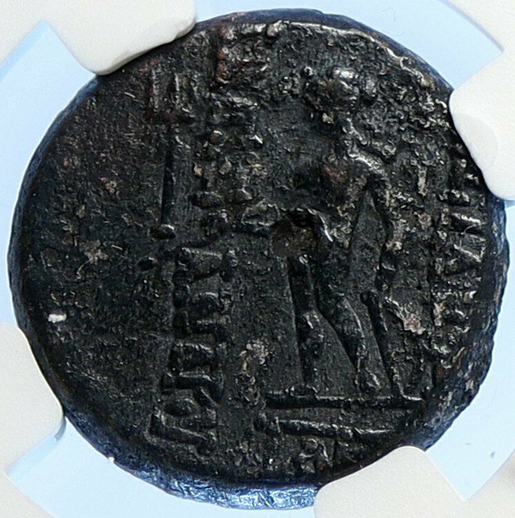 Alexander I Balas Seleucid Kingdom ANTIQUE Ancient Greek Coin APOLLO NGC i106692