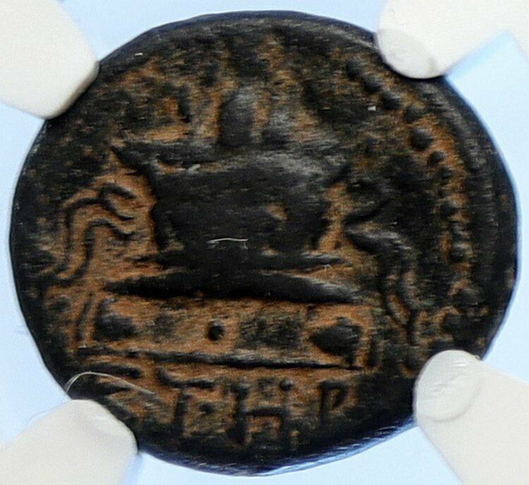 ANTIOCH on the ORONTES Authentic Ancient Greek Coin ALTAR & TYCHE NGC i106702