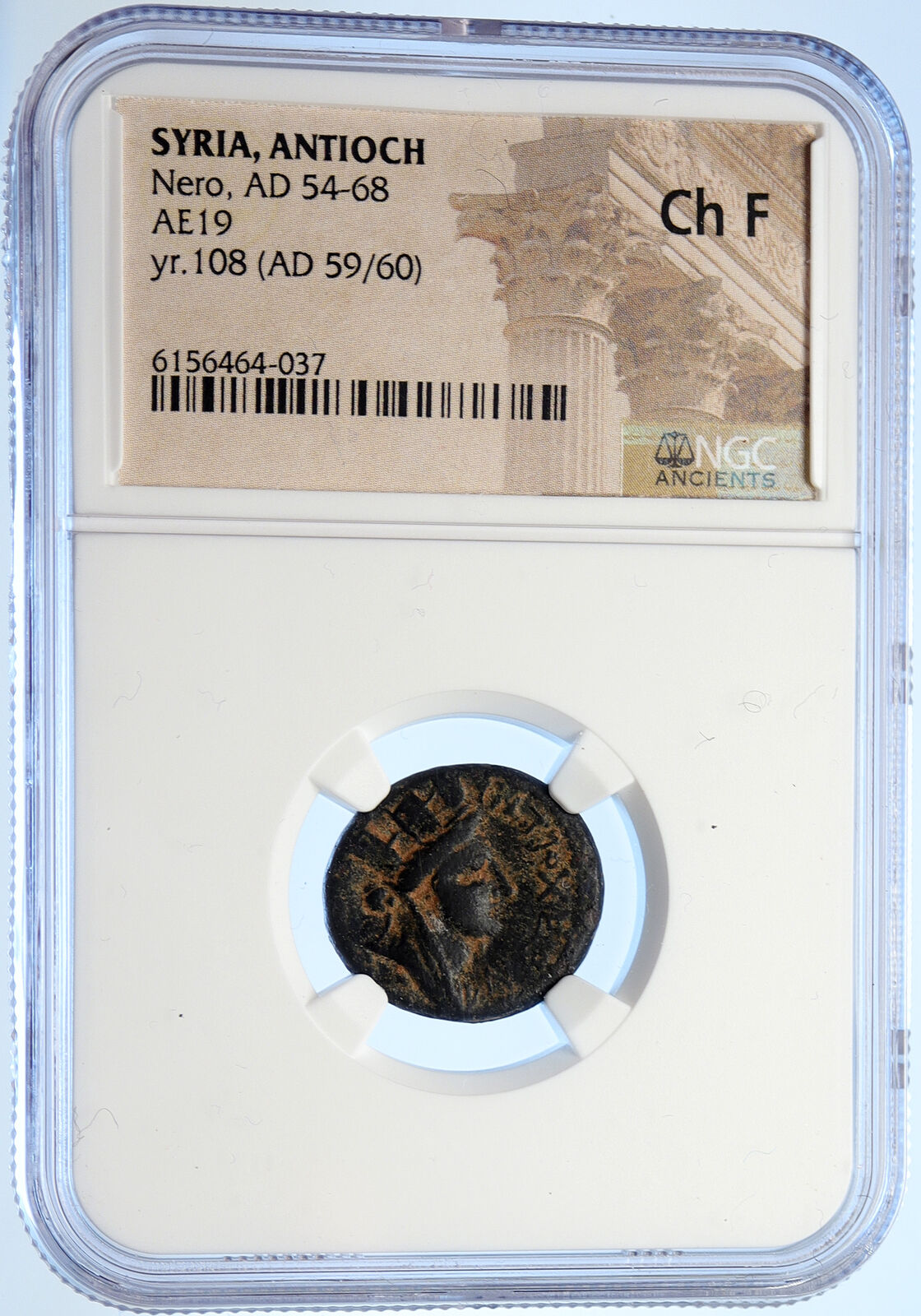 ANTIOCH on the ORONTES Authentic Ancient Greek Coin ALTAR & TYCHE NGC i106702