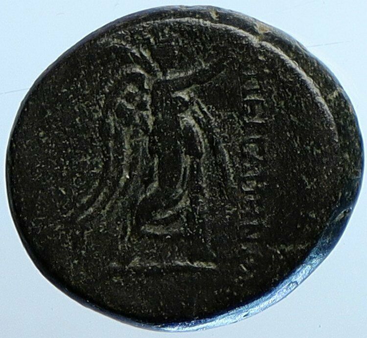 PERGAMON in MYSIA Authentic 133BC Ancient OLD Greek Coin Athena & Nike i110219