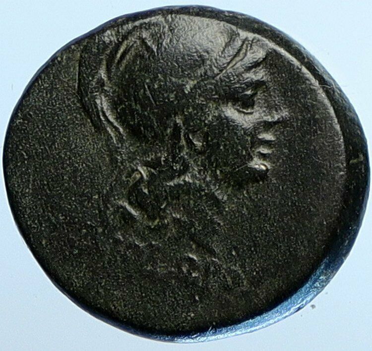 PERGAMON in MYSIA Authentic 133BC Ancient OLD Greek Coin Athena & Nike i110219