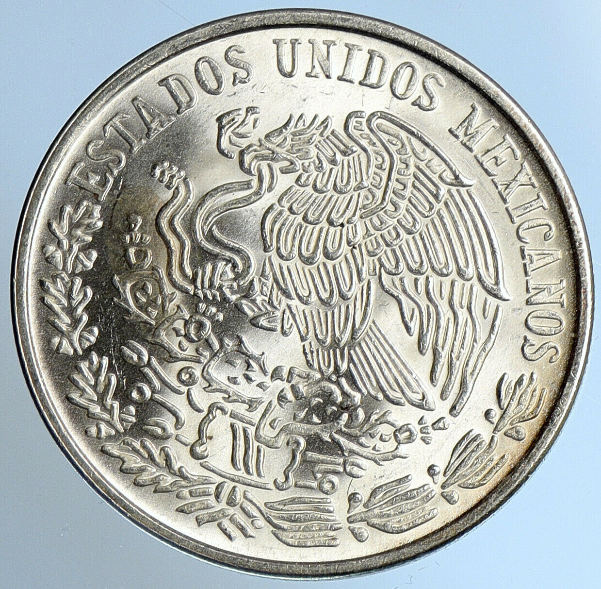 1977 Mexican Independence HERO Jose Maria Morelos Silver 100 Peso Coin i111101