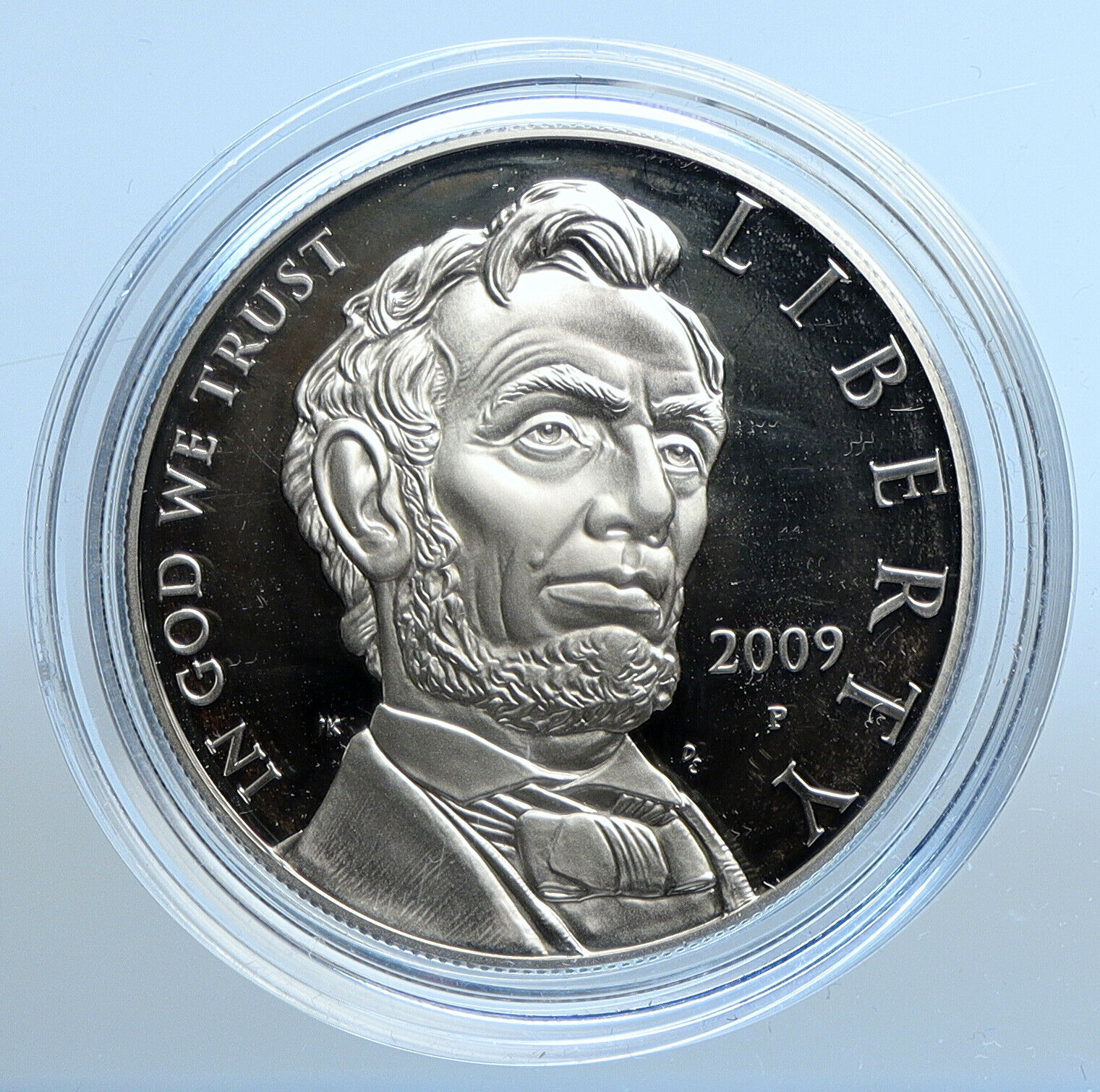 2009 P UNITED STATES President Abraham Lincoln PROOF SILVER Dollar Coin i111145