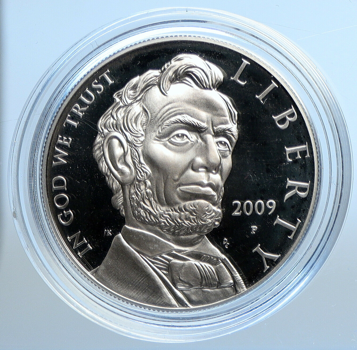 2009 P UNITED STATES President Abraham Lincoln PROOF SILVER Dollar Coin i111154