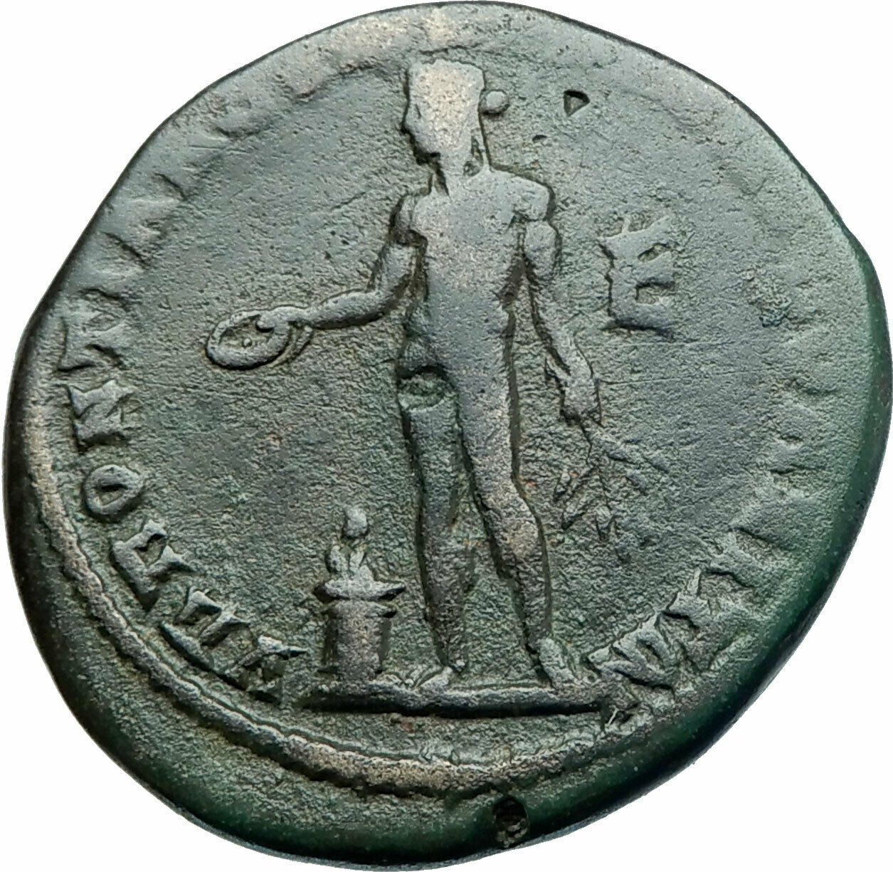 MACRINUS & SON DIADUMENIAN Ancient 217AD Marcianopolis Roman Coin APOLLO i79031