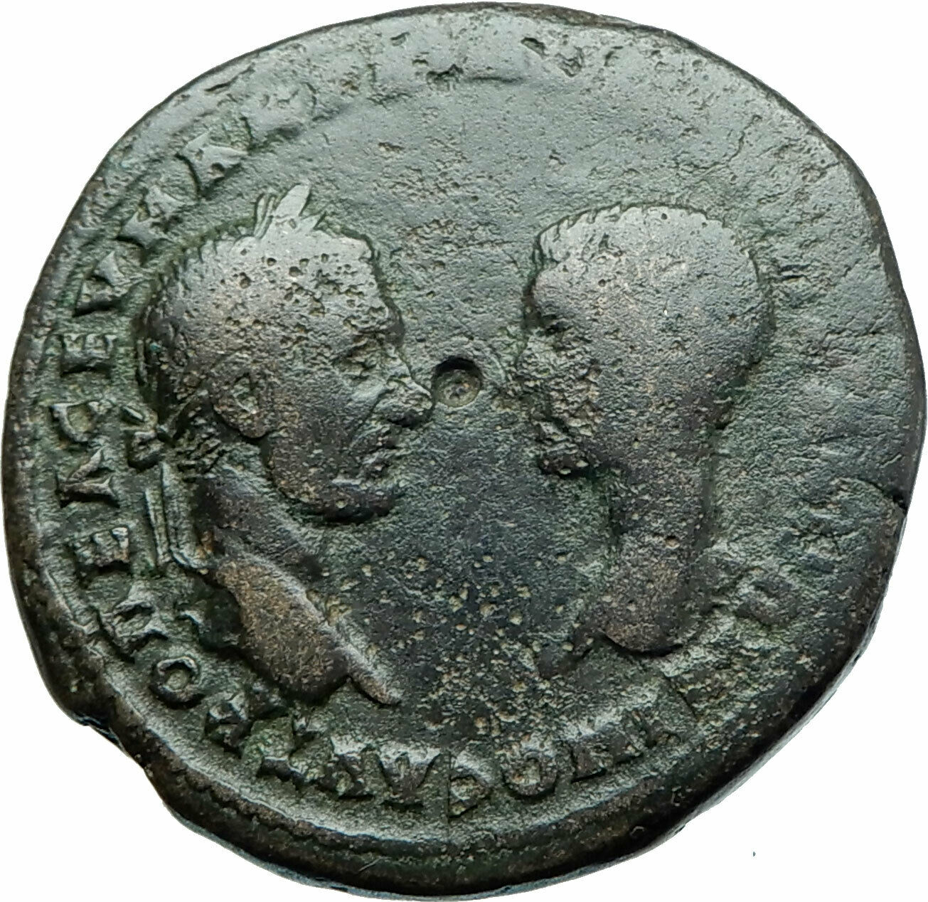 MACRINUS & DIADUMENIAN Authentic Ancient 217AD Roman Coin w NEMESIS i79022