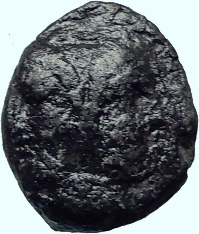 LAMPSAKOS in MYSIA 400BC Janiform Female Athena Ancient Greek Coin Rare i41623